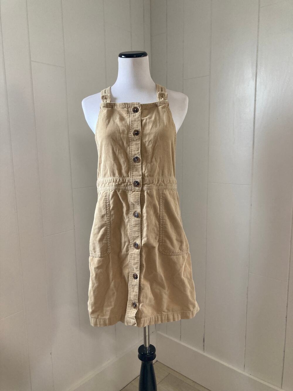 Old Navy Light Brown Corduroy Jumper, Size XL